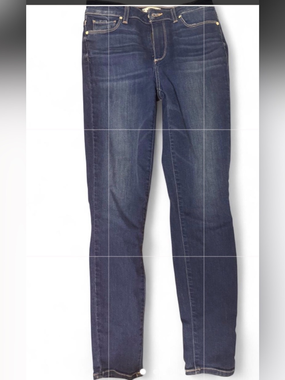 PAIGE Women's Dark Blue Skinny Jeans hoxton 27 ankle